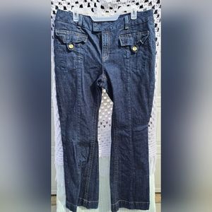 Lane Bryant/ Seven Size 18 Dark blue jeans with front panel pockets